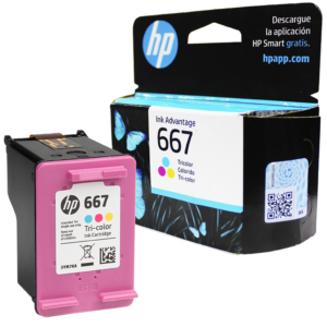 Cartucho HP 667 Tricolor