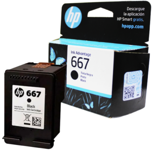Cartucho HP 667  Negro