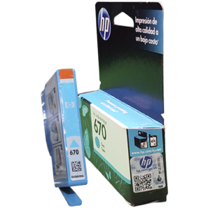 Cartucho HP 670 Cyan