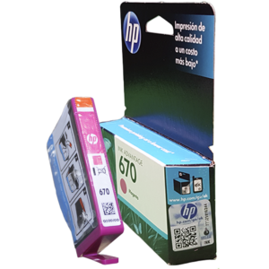 Cartucho HP 670 Magenta
