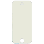 Protector de pantalla Perfect Fit para iPhone 5, 5c y 5s, Vidrio Templado Champagne