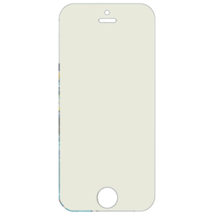 Protector de pantalla Perfect Fit para iPhone 5, 5c y 5s, Vidrio Templado Champagne